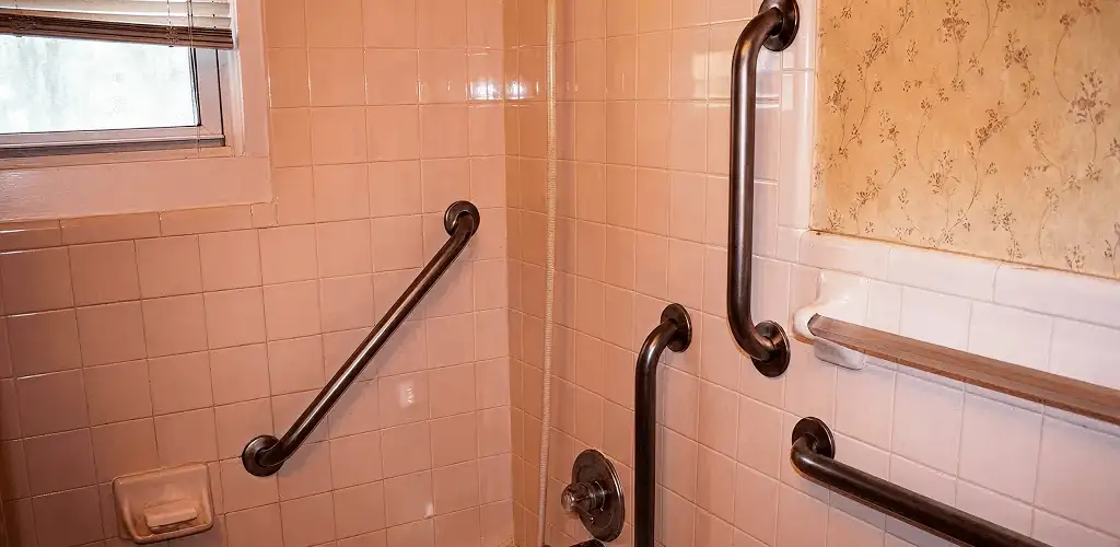 Shower grab bar installation for bathroom safety and accessibility in Myrtle Beach, SC